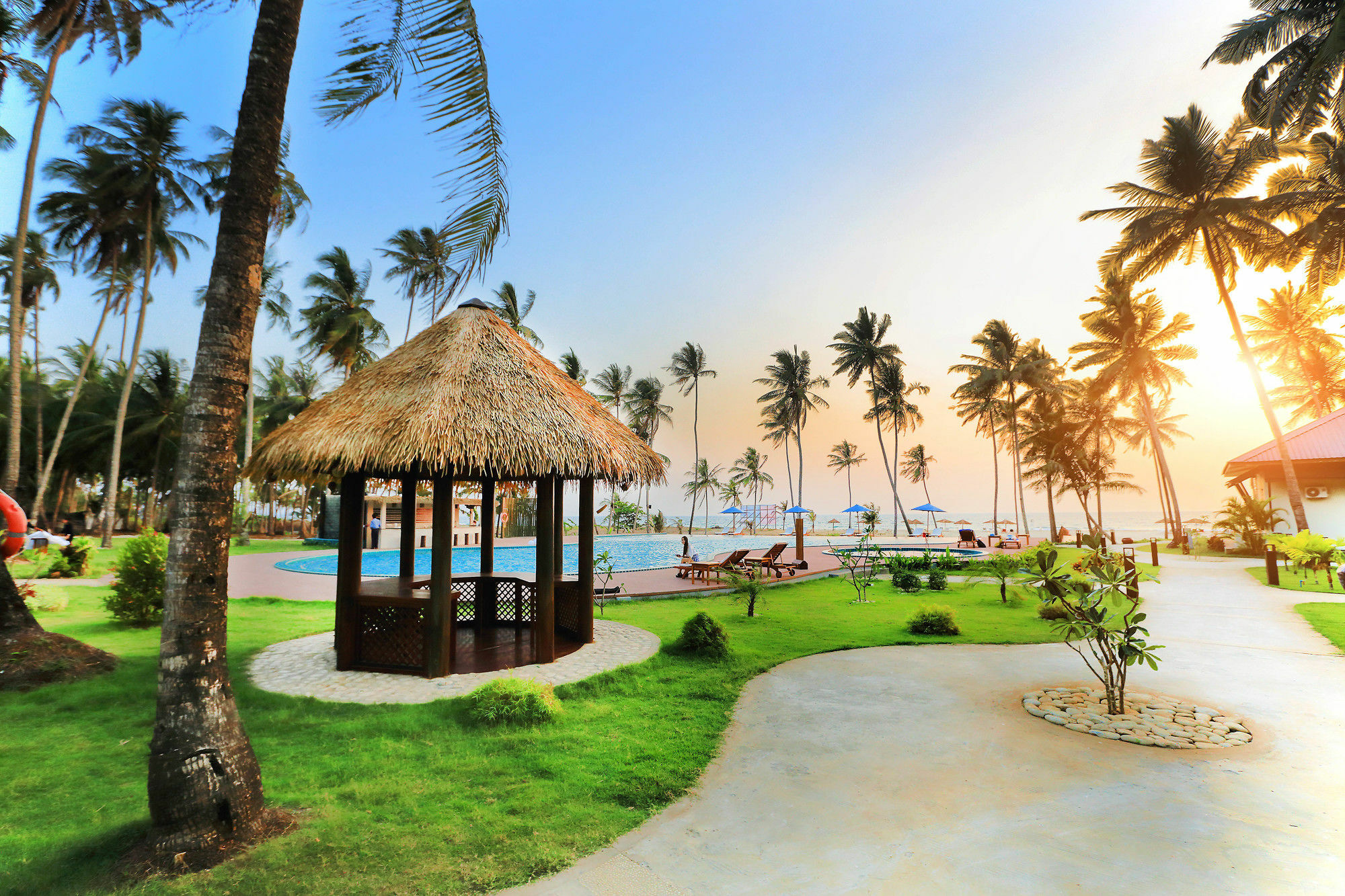 Eskala Hotels And Resorts Ngwesaung Exterior foto